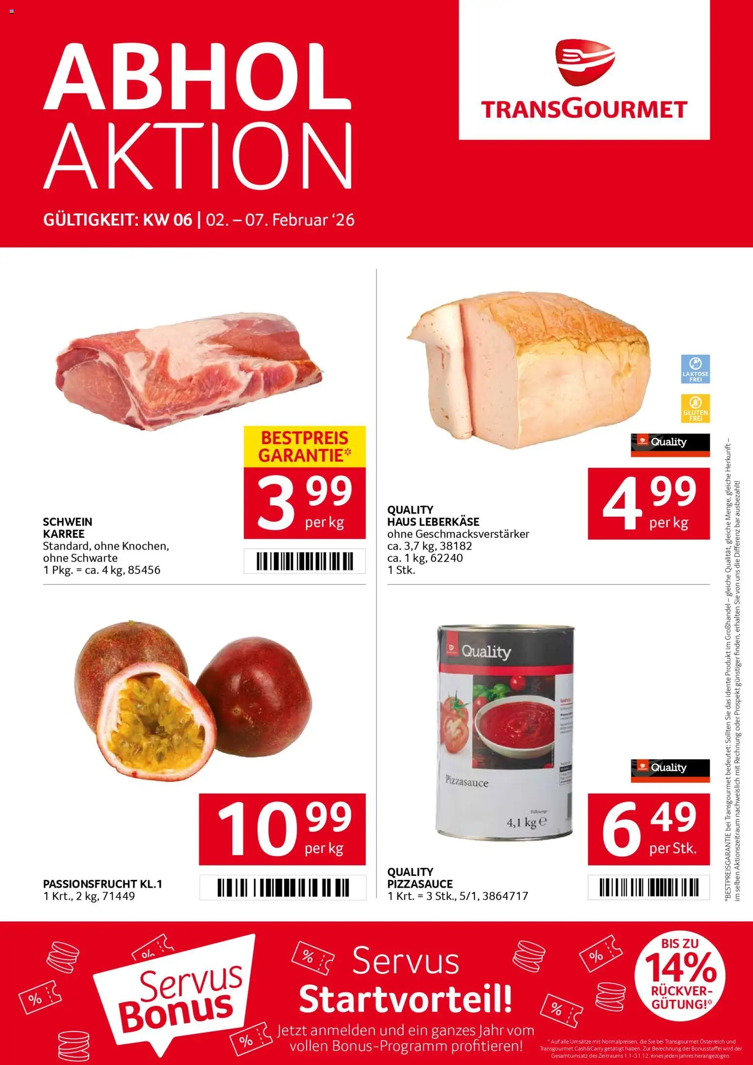 Vorschau der Angebote: Transgourmet Flugblatt gültig ab 02.02.2026
