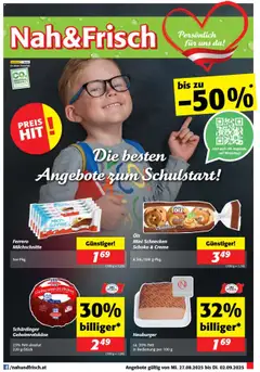 Vorschau der Angebote: Nah und Frisch Flugblatt gültig ab 27.08.2025