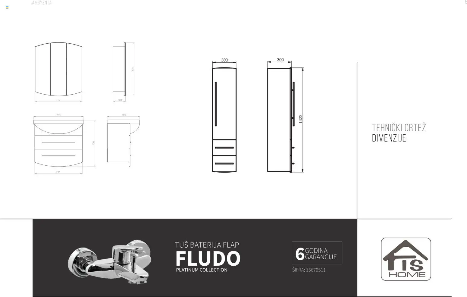 Pregled letka Katalog Kupaonski namještaj trgovine AMBYENTA vrijedi od 2025.10.01