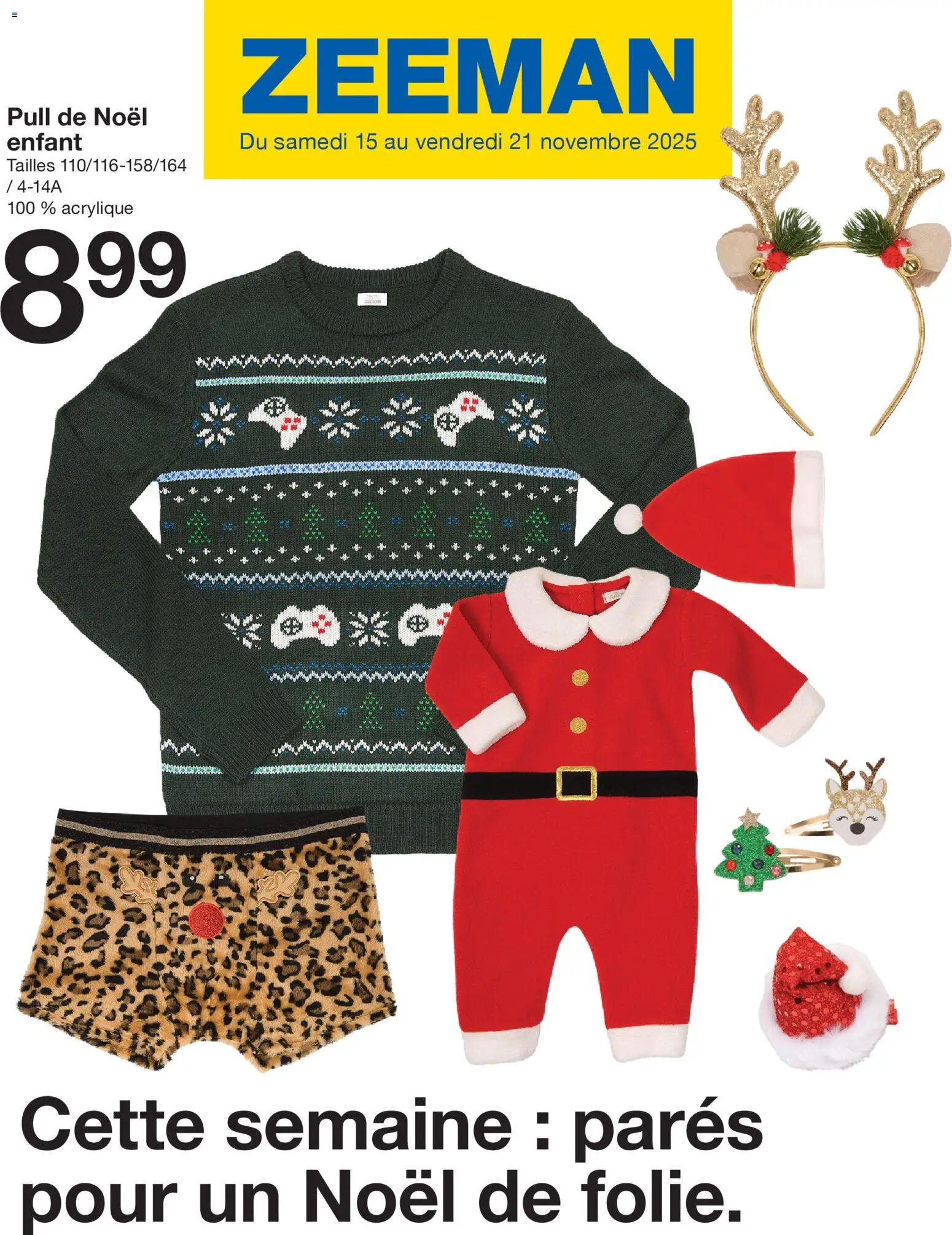 Prévisualisation de Catalogue Zeeman Noël du magasin Zeeman formulaire valide 15/11/2025