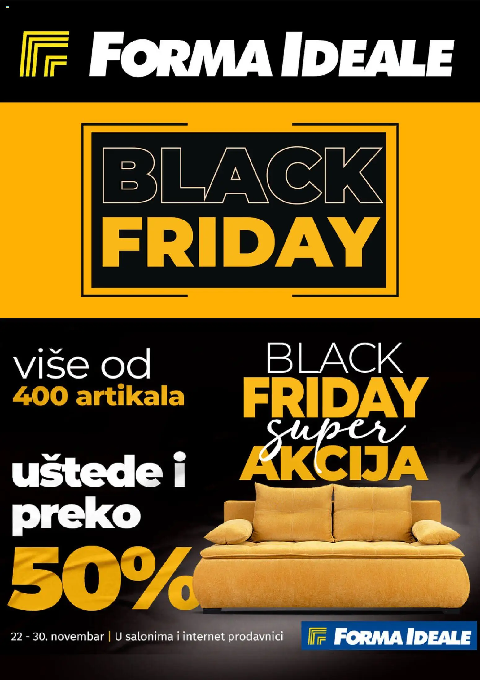 Pregled Forma Ideale kataloga - važi od 22.11.2025