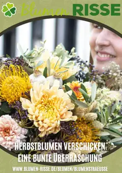 Vorschau von dem Prospekt des Geschäftes Blumen Risse, gültig ab dem 04.10.2025