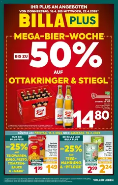Vorschau der Angebote: Billa Plus Billa Plus Flugblatt -Tirol gültig ab 16.04.2026