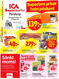 Förhandsgranska reklamblad Perstorp från butik ICA Supermarket gäller från 30/03/2026
