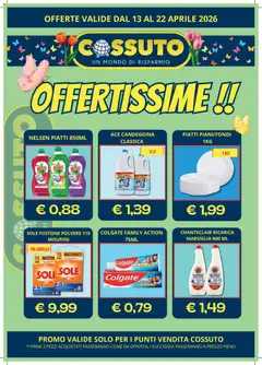 Anteprima dell'opuscolo Cossuto volantino dal negozio Cossuto valido da 13/04/2026