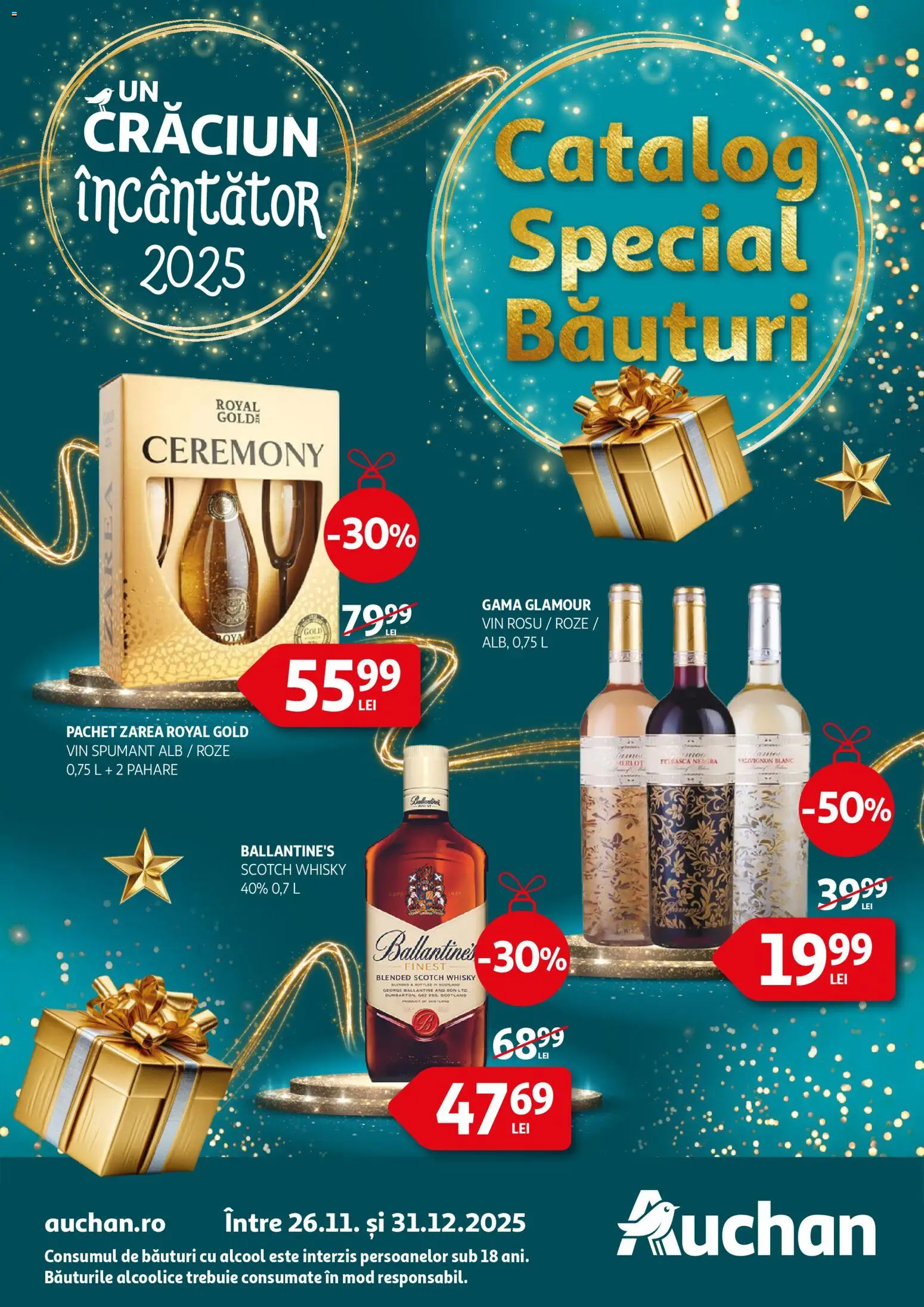 Previzualizarea de cataloage: Auchan Catalog - Special Băuturi valabil de la 26.11.2025