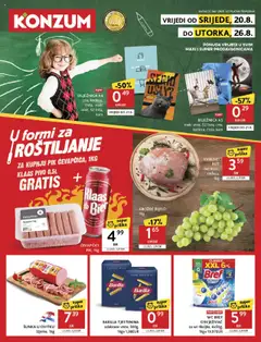 Konzum HR - Akciós újság Konzum HR megtekintése, amely érvényes 2025.08.20.-től