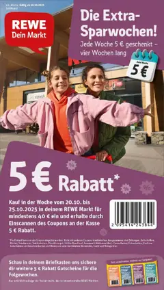 Vorschau von dem Prospekt des Geschäftes Rewe, gültig ab dem 19.10.2025