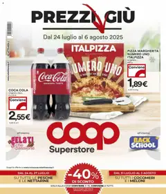 Anteprima dell'opuscolo Volantino Superstore - Torino dal negozio COOP valido da 24/07/2025