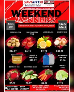 Preview of Saverite flyer valid from 07/11/2025 | Page: 3