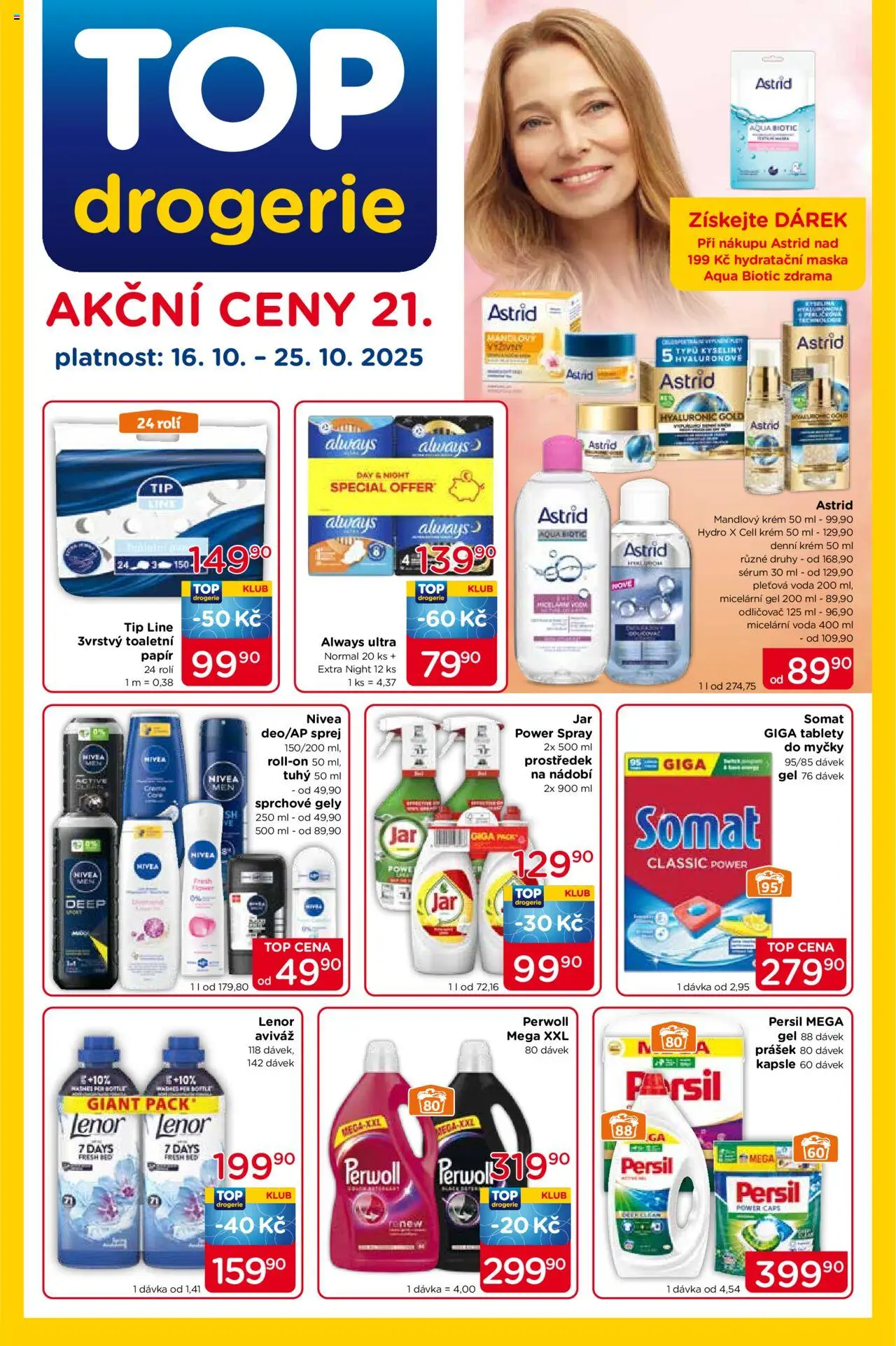 Top drogerie Leták (16.10.2025 - 25.10.2025)