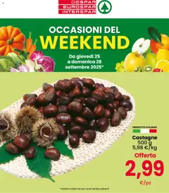 Anteprima dell'opuscolo Volantino Weekend dal negozio Despar valido da 25/09/2025