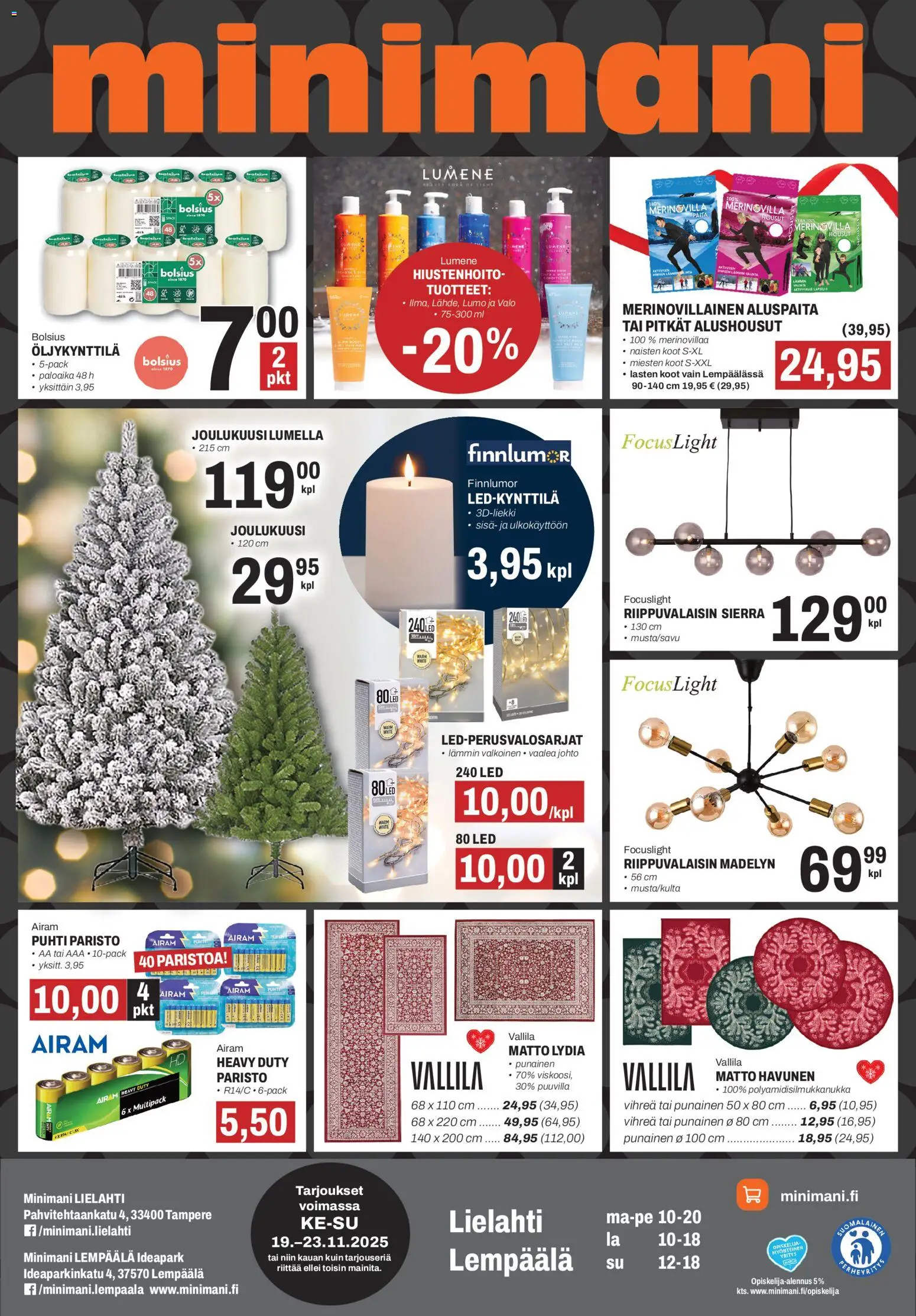 Kaupan Minimani Tarjoukset - Lempäälä / Tampere esikatselu, voimassa 19/11/2025
