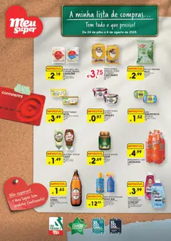 Pré-visualização do folheto da loja Meu Super válida a partir de 24/07/2025