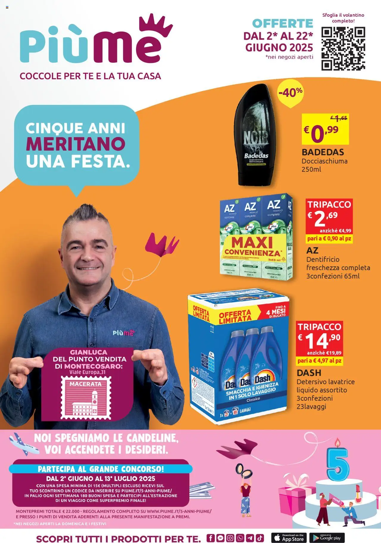 Volantino IperSoap valido da 02/06/2025 numero di pagina 1 - Dentifricio, Tè, Lavatrice, The