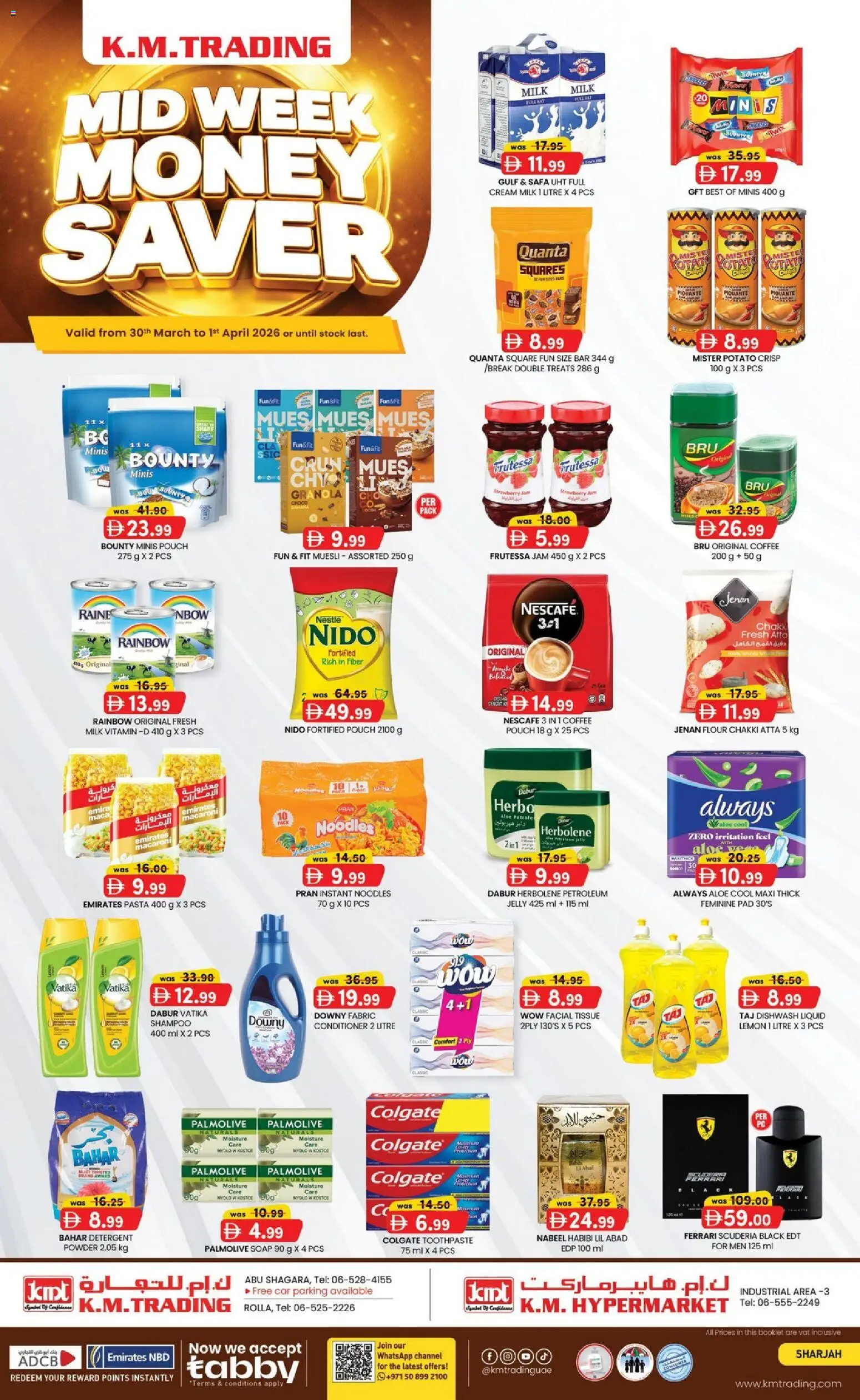 Preview of the catalogue KM Trading Mid week money saver of store KM Trading valid from 30 Mar, 2026