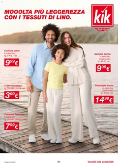 Anteprima dell'opuscolo KiK volantino dal negozio KiK valido da 23/03/2026