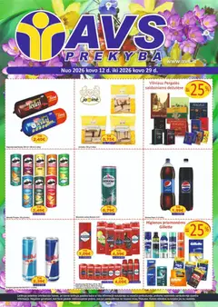 AVS parduotuvės leidinio AVS leidinys galiojančio nuo 2026.03.12 peržiūra