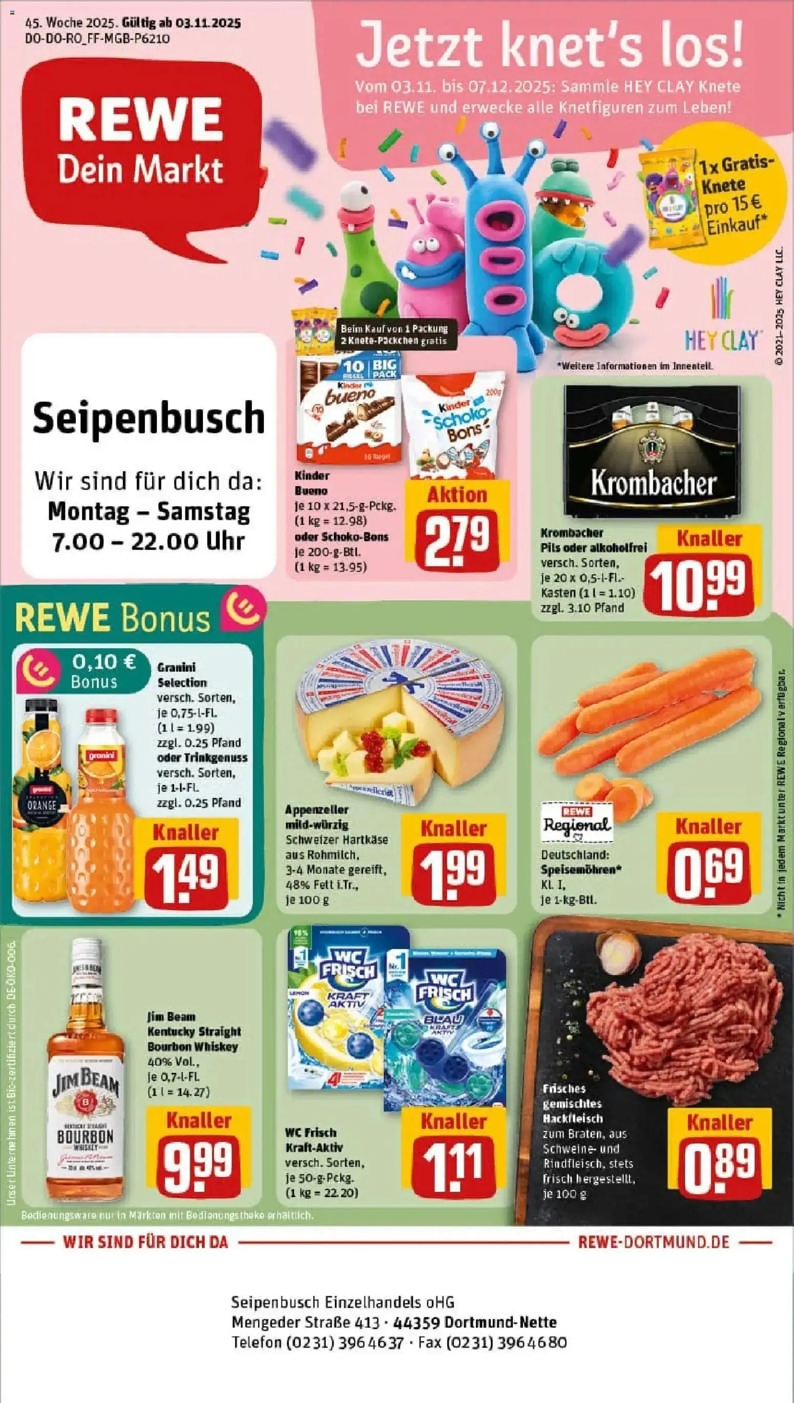 Vorschau von dem Prospekt des Geschäftes Rewe, gültig ab dem 02.11.2025