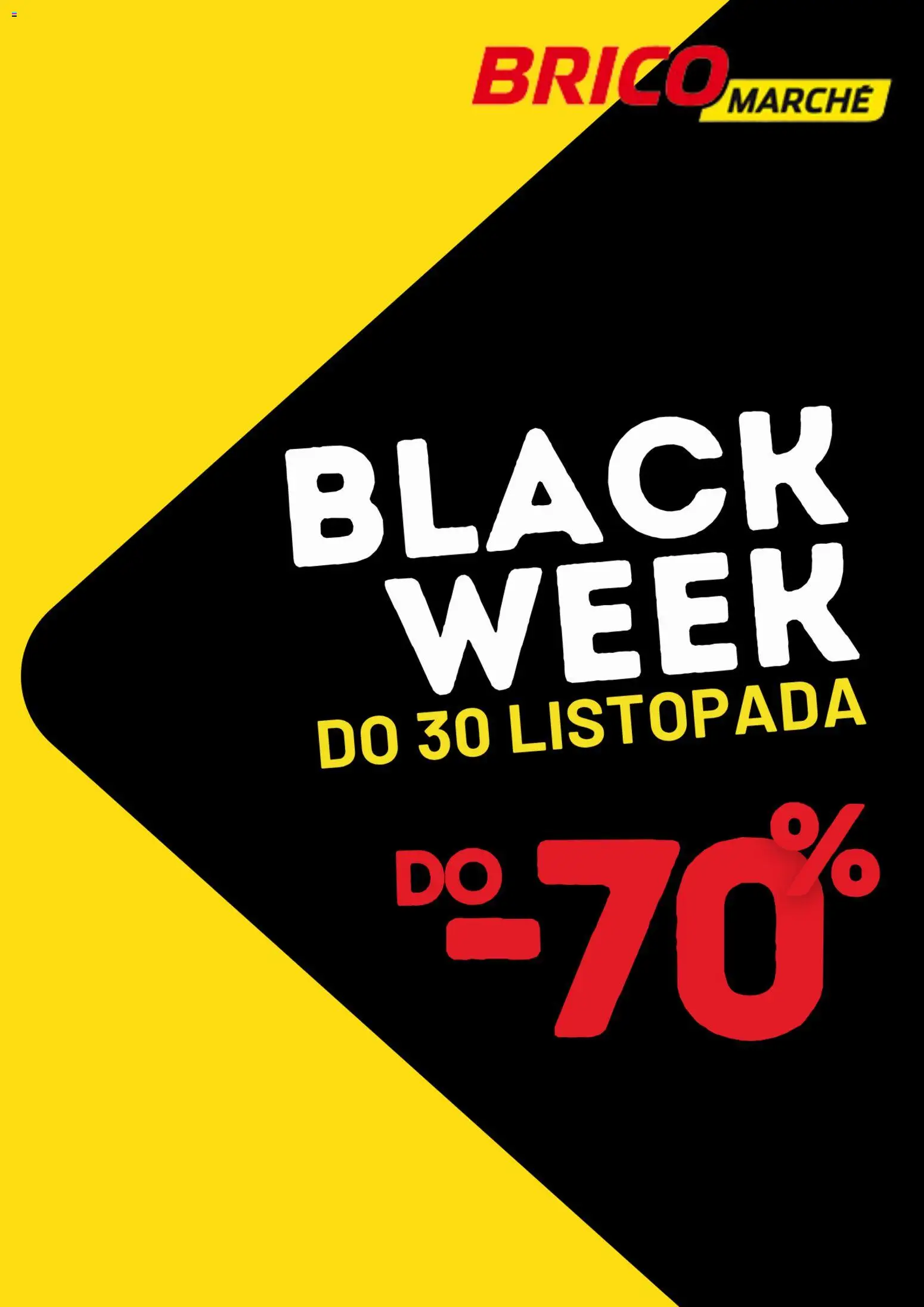 Pogląd gazetki "Black Friday" ze sklepu Brico Marché ważnej od 19.11.2025