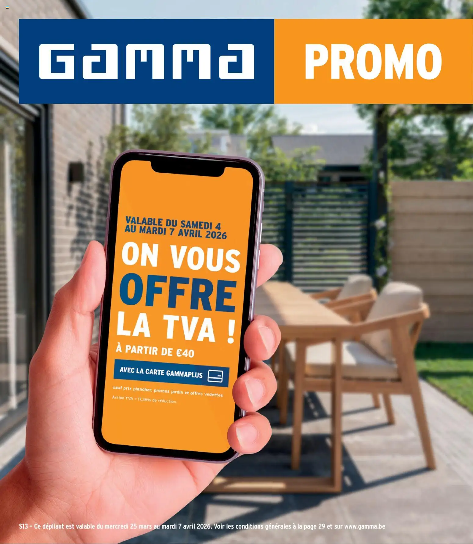 Voorbeeld van GAMMA Publicité van winkel GAMMA geldig vanaf 25/03/2026