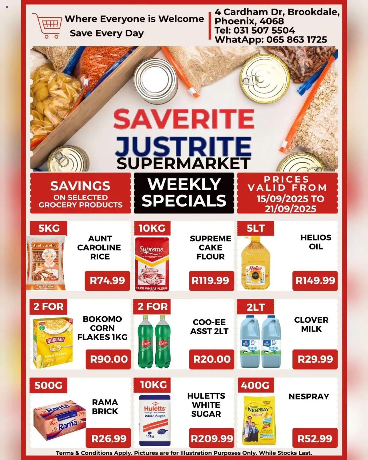 Saverite Specials from 15/09 - 21/09/2025 > Promotions