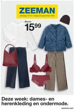Voorbeeld van Folder van winkel Zeeman geldig vanaf 13/09/2025