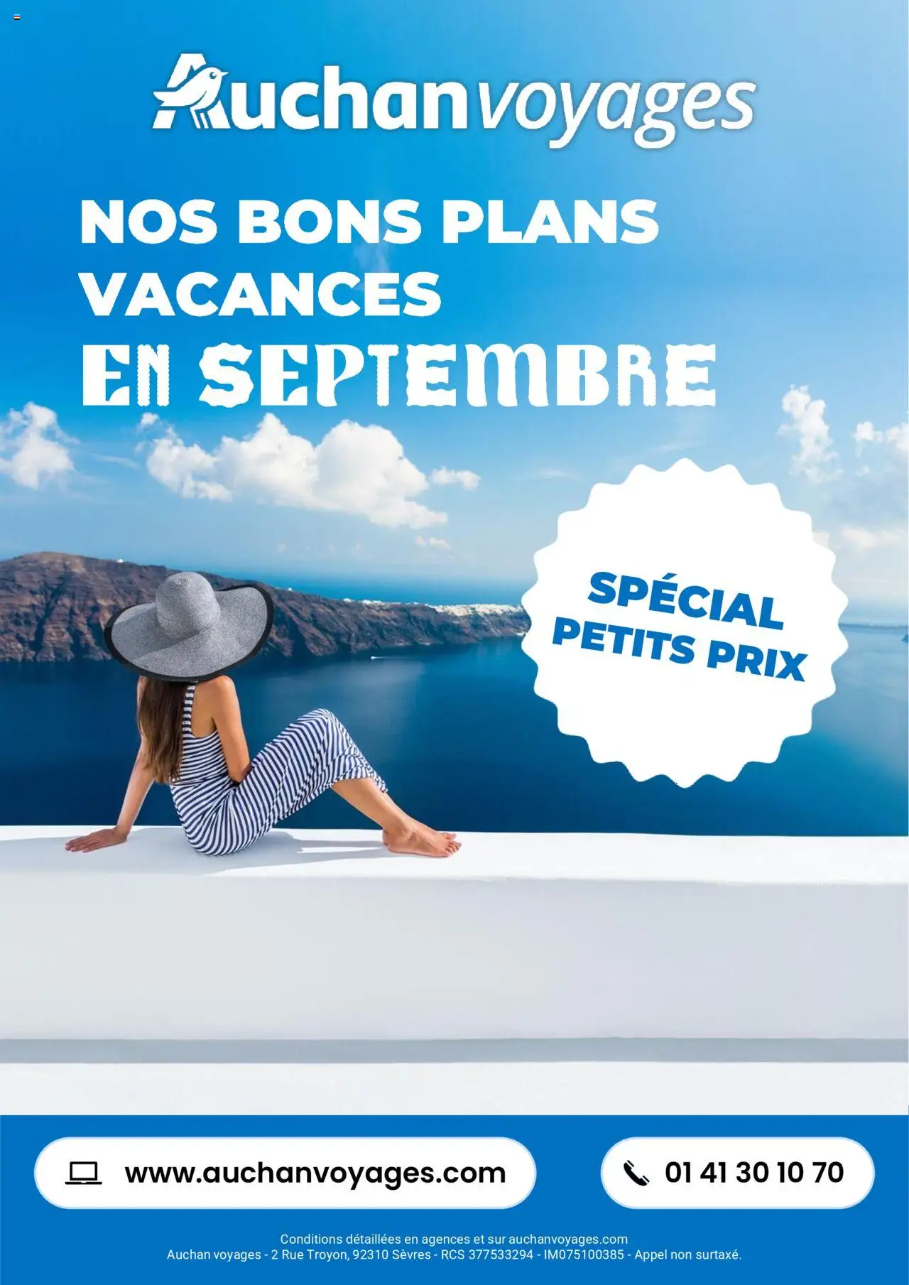 Auchan voyages : bons plans vacances ! de la boutique Auchan valable du 01/09/2025 - Page numéro 1