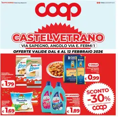 Anteprima dell'opuscolo Volantino Castelvetrano dal negozio COOP valido da 06/02/2026