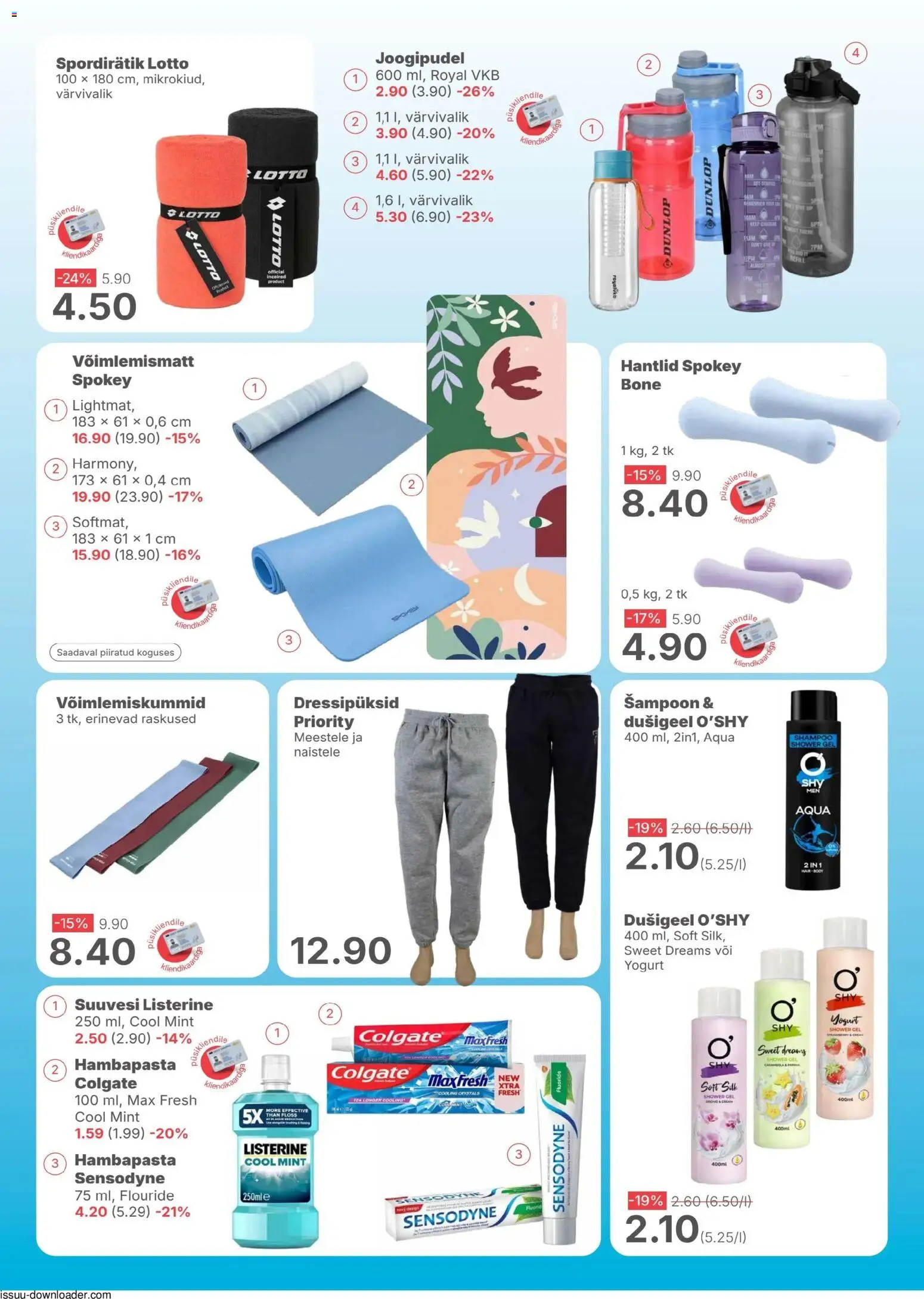 Magaziin kliendilehe eelvaade alates 2026.01.08