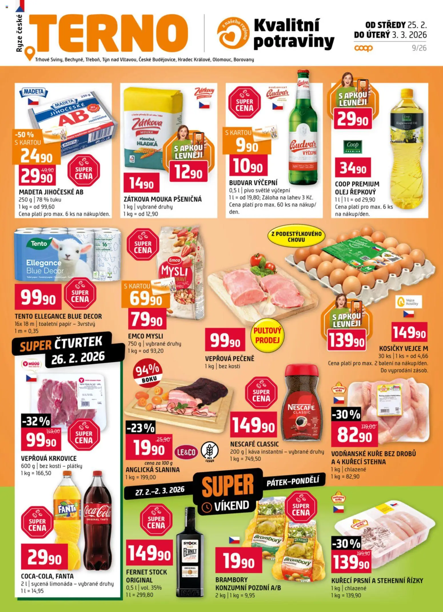 Náhled nabídky: Terno Leták platný od 25.02.2026