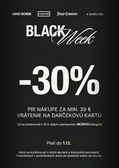 Náhľad CCC letáku platného od 26.11.2025