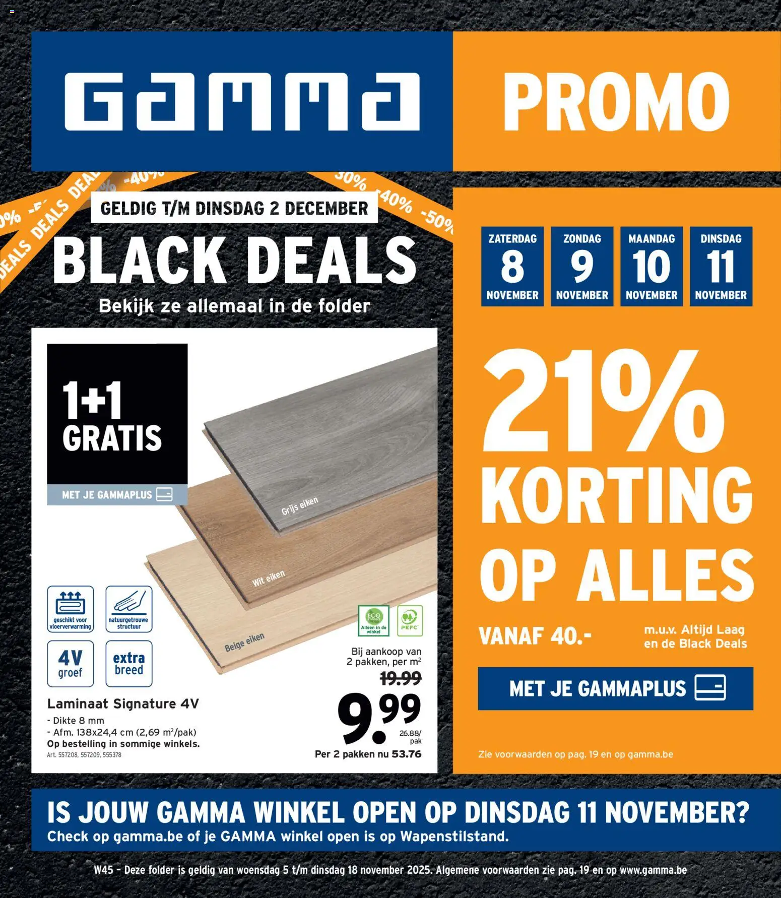 Voorbeeld van Folder van winkel GAMMA geldig vanaf 05/11/2025