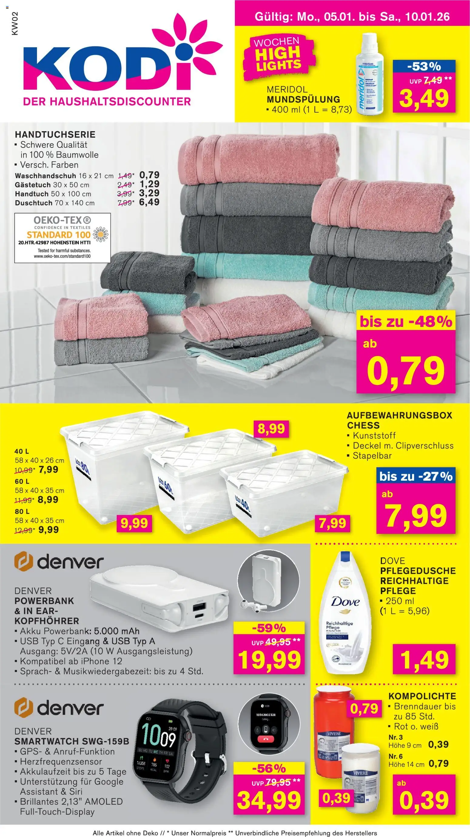 Vorschau von dem Prospekt des Geschäftes KODi, gültig ab dem 05.01.2026