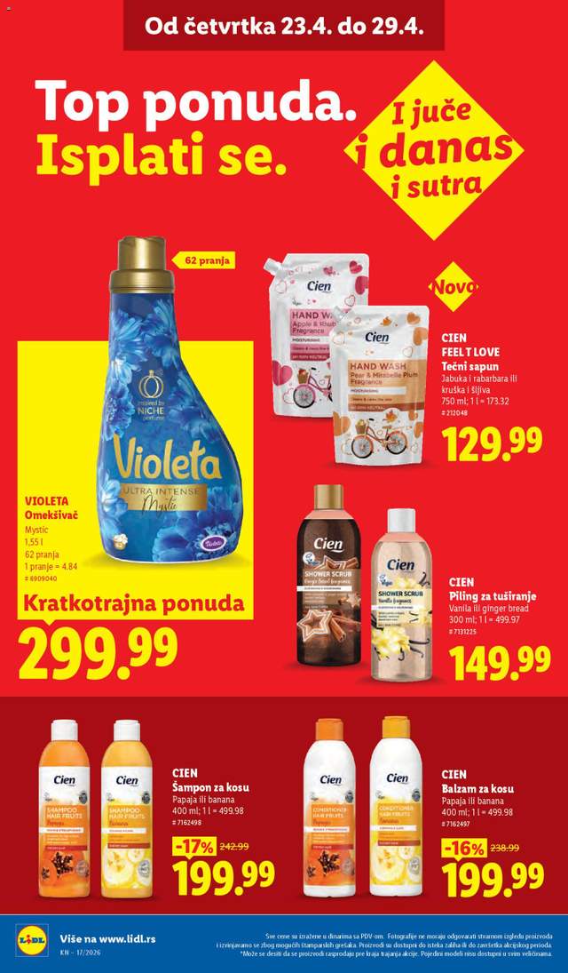 Novi Lidl katalog od 23.04.