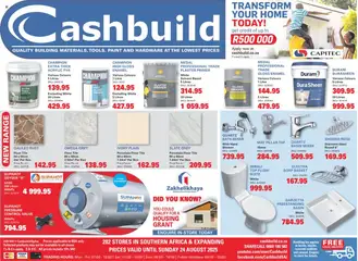 Preview of Cashbuild flyer valid from 31/07/2025
