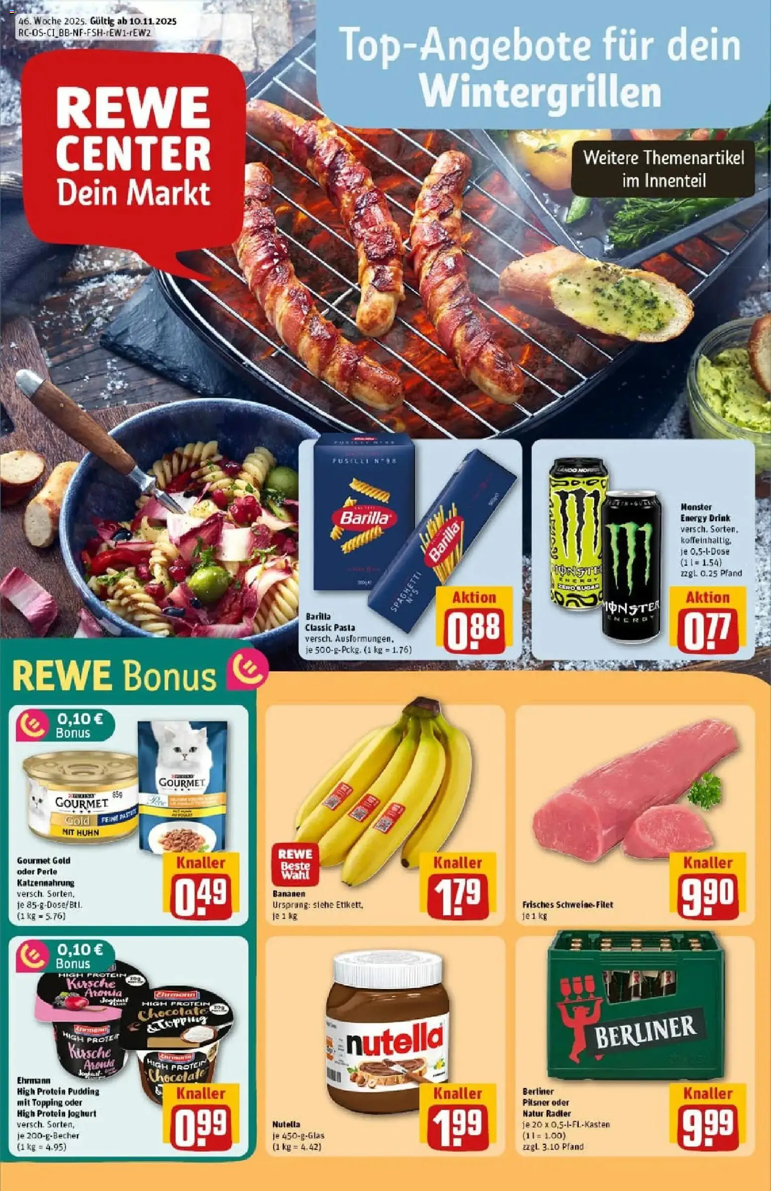 Vorschau von dem Prospekt des Geschäftes Rewe, gültig ab dem 09.11.2025
