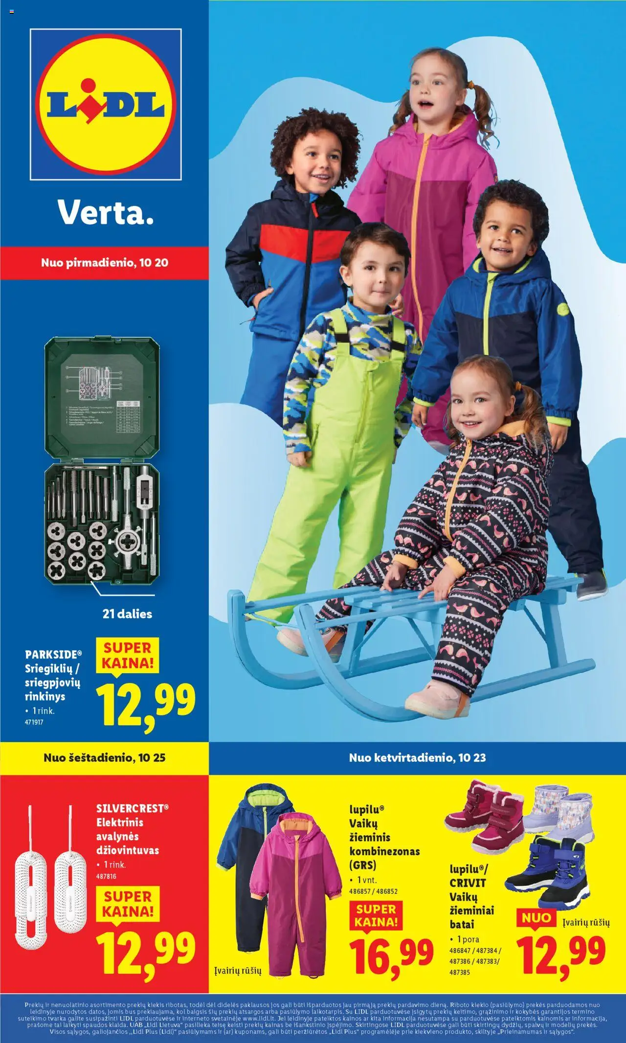LIDL leidinys galioja nuo 2025.10.20 – puslapio numeris 1