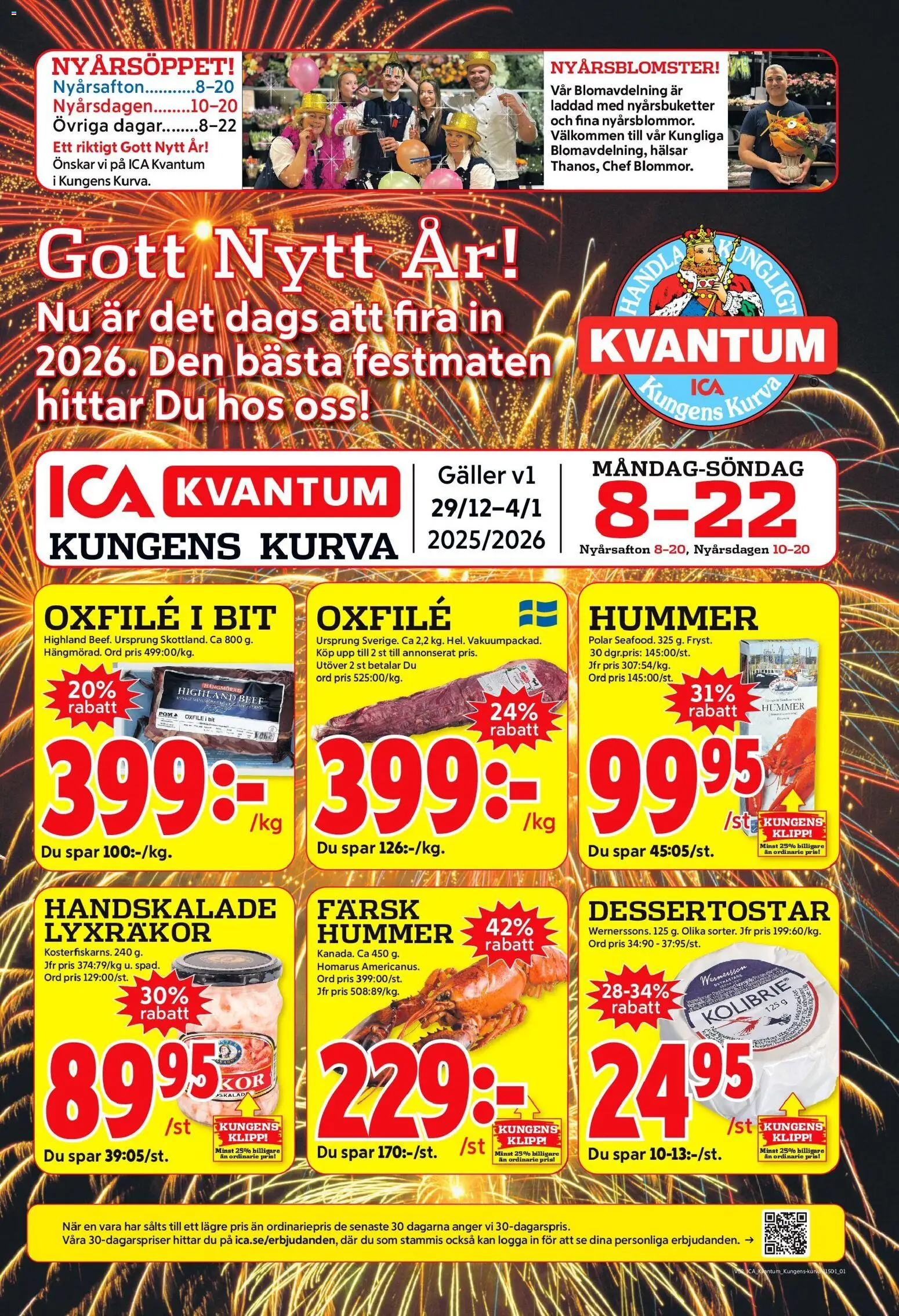Förhandsgranska reklamblad Kungens Kurva från butik ICA Kvantum gäller från 30/12/2025