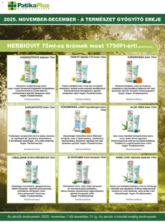 PatikaPlus - Akciós újság PatikaPlus megtekintése, amely érvényes 2025.11.01.-től | Oldal: 9