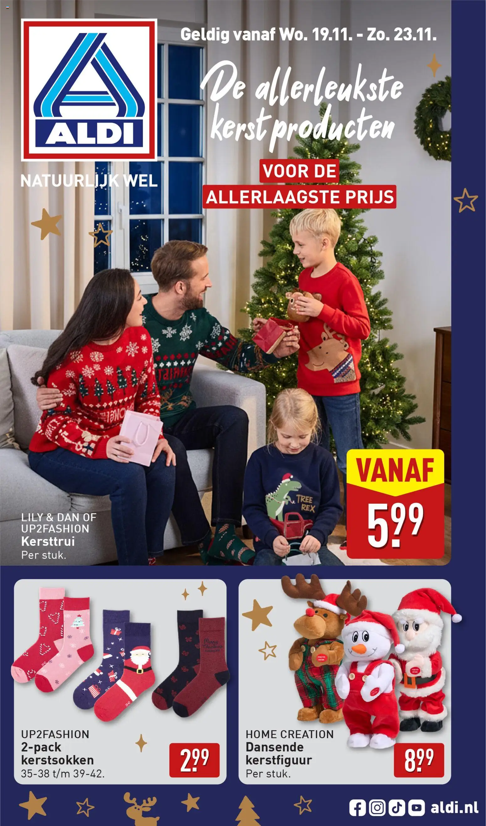 Voorbeeld van Allerlaagste prijs van winkel Aldi geldig vanaf 19-11-2025