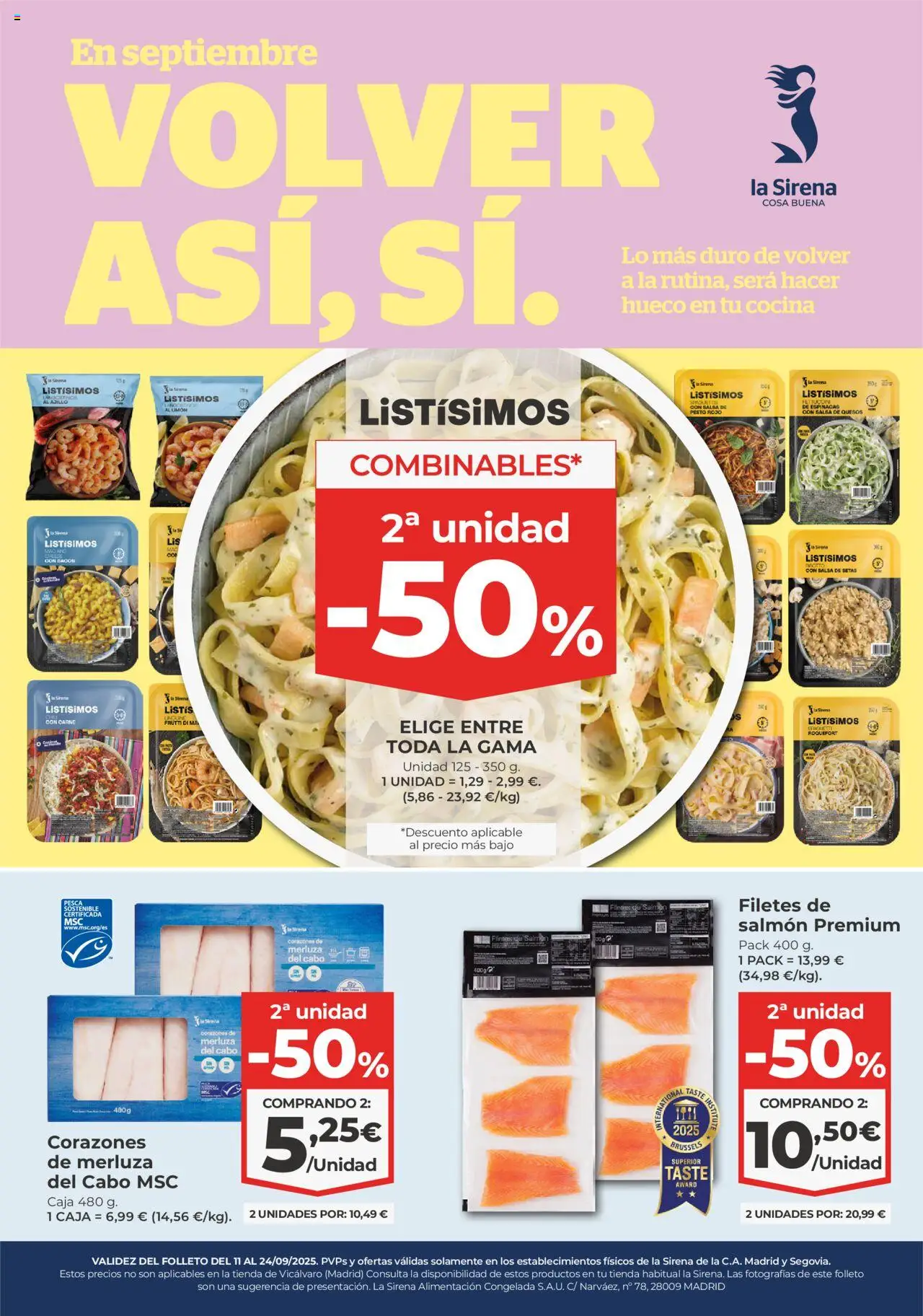 La Sirena Folleto > 11/09 - 24/09/2025 > Ofertas