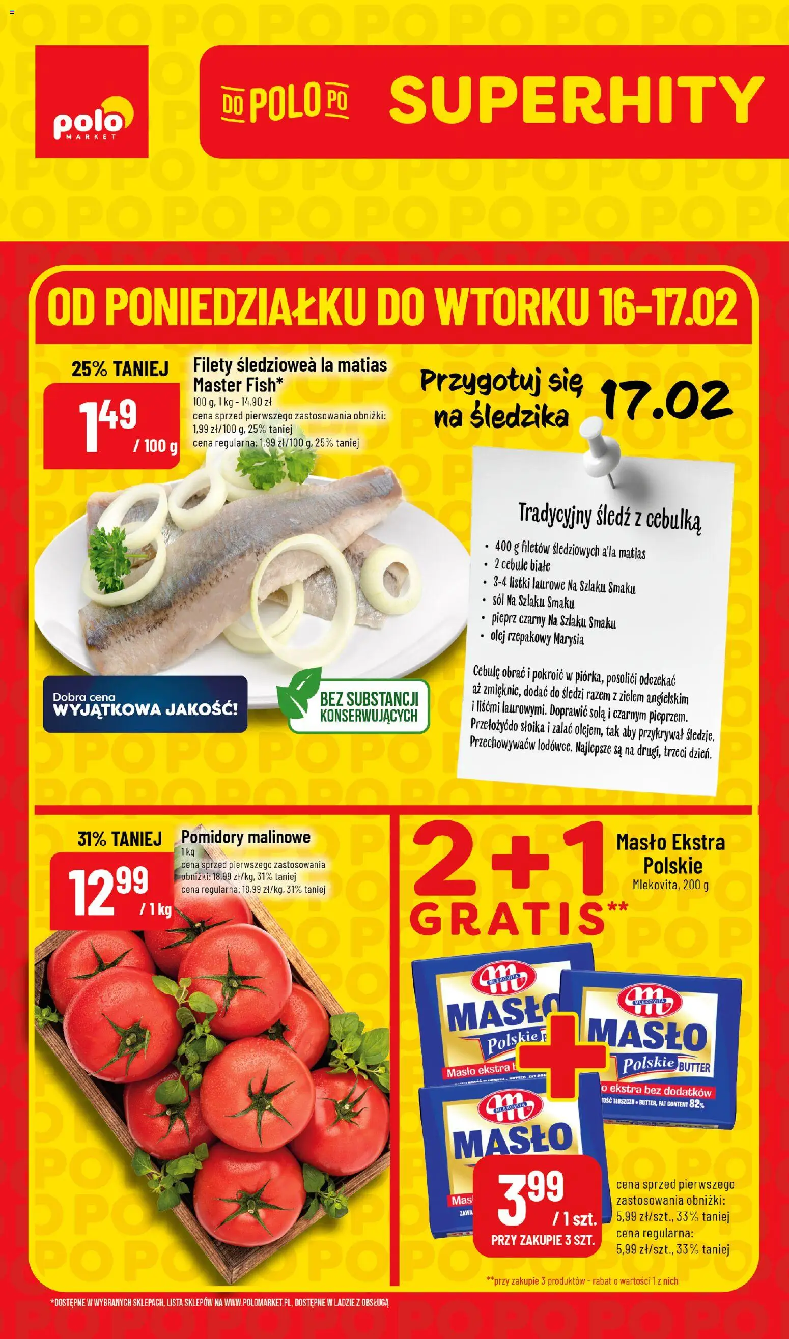 Pogląd gazetki "Super Hity" ze sklepu POLOmarket ważnej od 16.02.2026