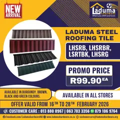 Preview of Laduma Hardware flyer valid from 16/02/2026
