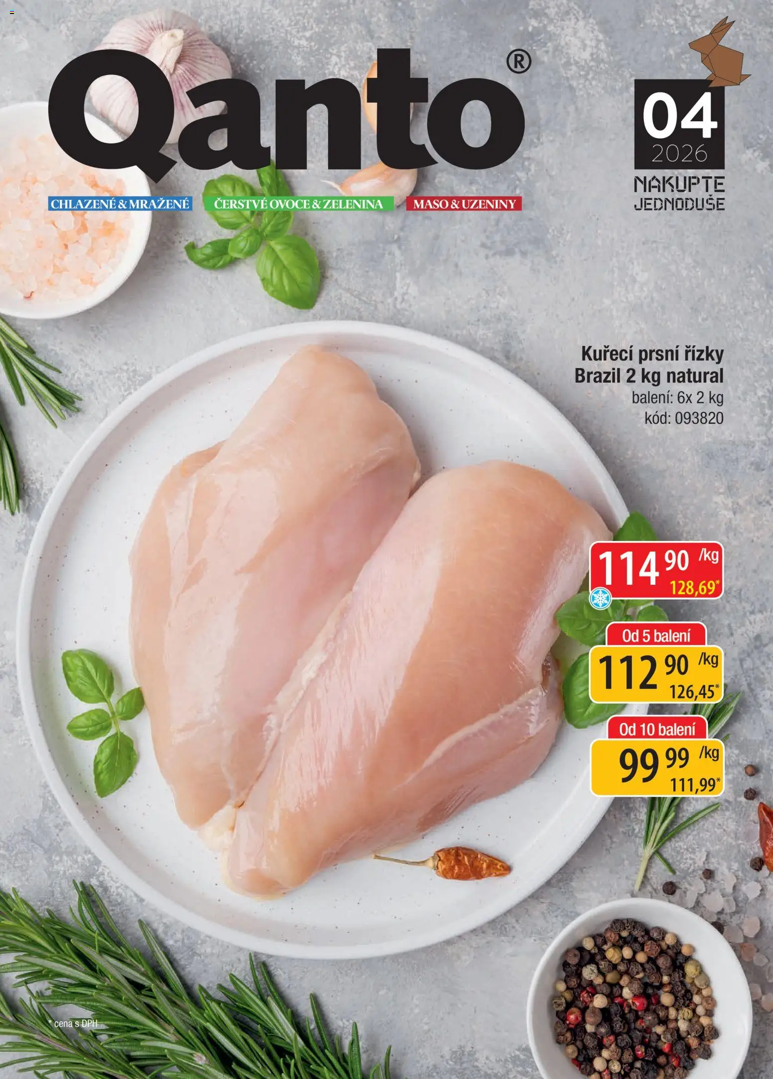 Náhled nabídky: Astur & Qanto Astur & Qanto leták - Velkoobchod fresh 04/2026 platný od 01.04.2026 - Ovoce, Maso, Zelenina, Uzeniny, Řízky, Kuřecí prsní řízky, Prsní řízky