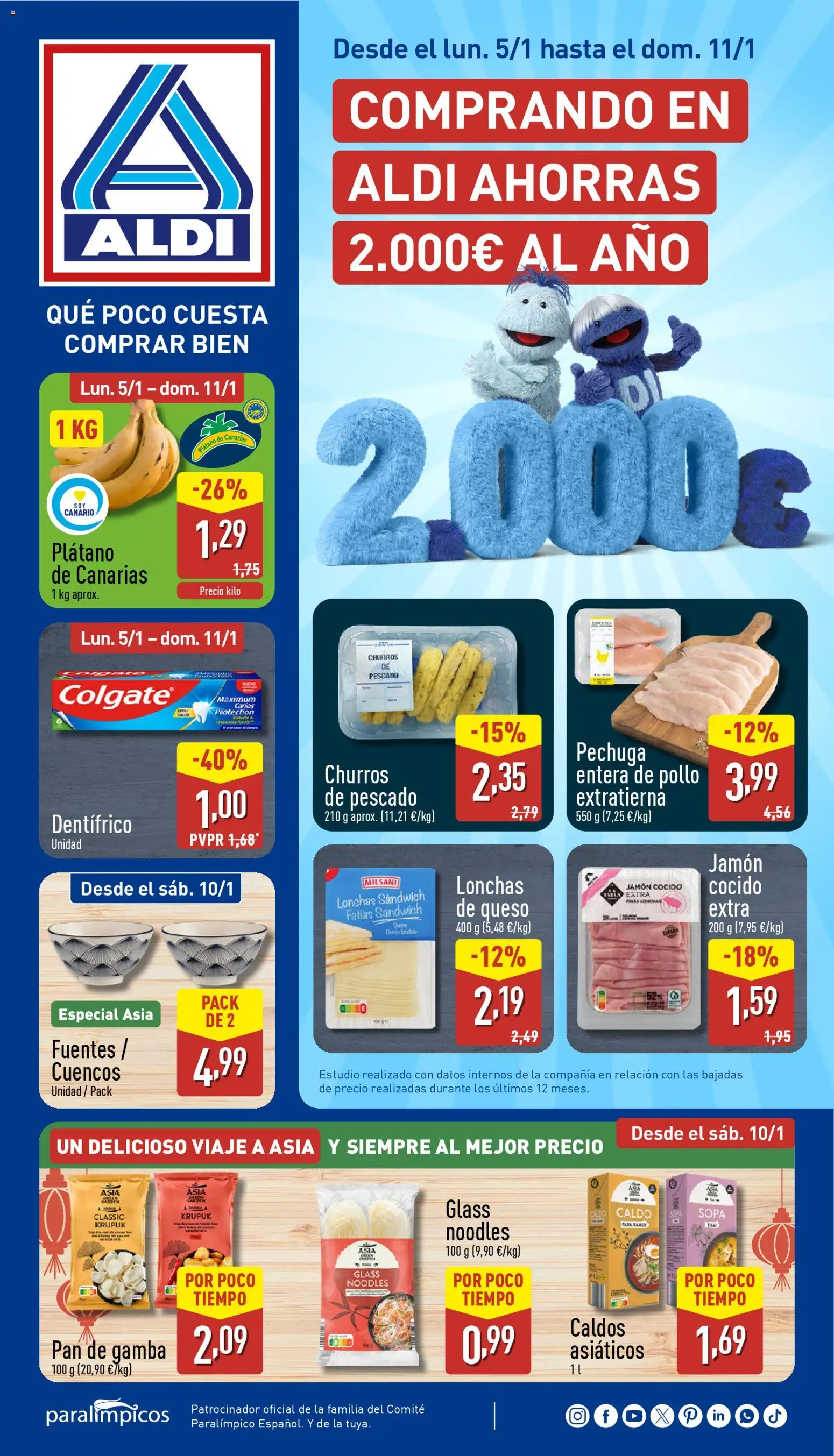 Vista previa del folleto de la tienda Aldi válido desde el 05/01/2026 