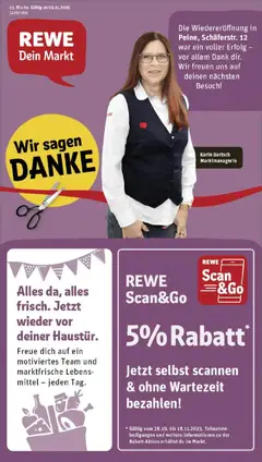Vorschau von dem Prospekt des Geschäftes Rewe, gültig ab dem 02.11.2025