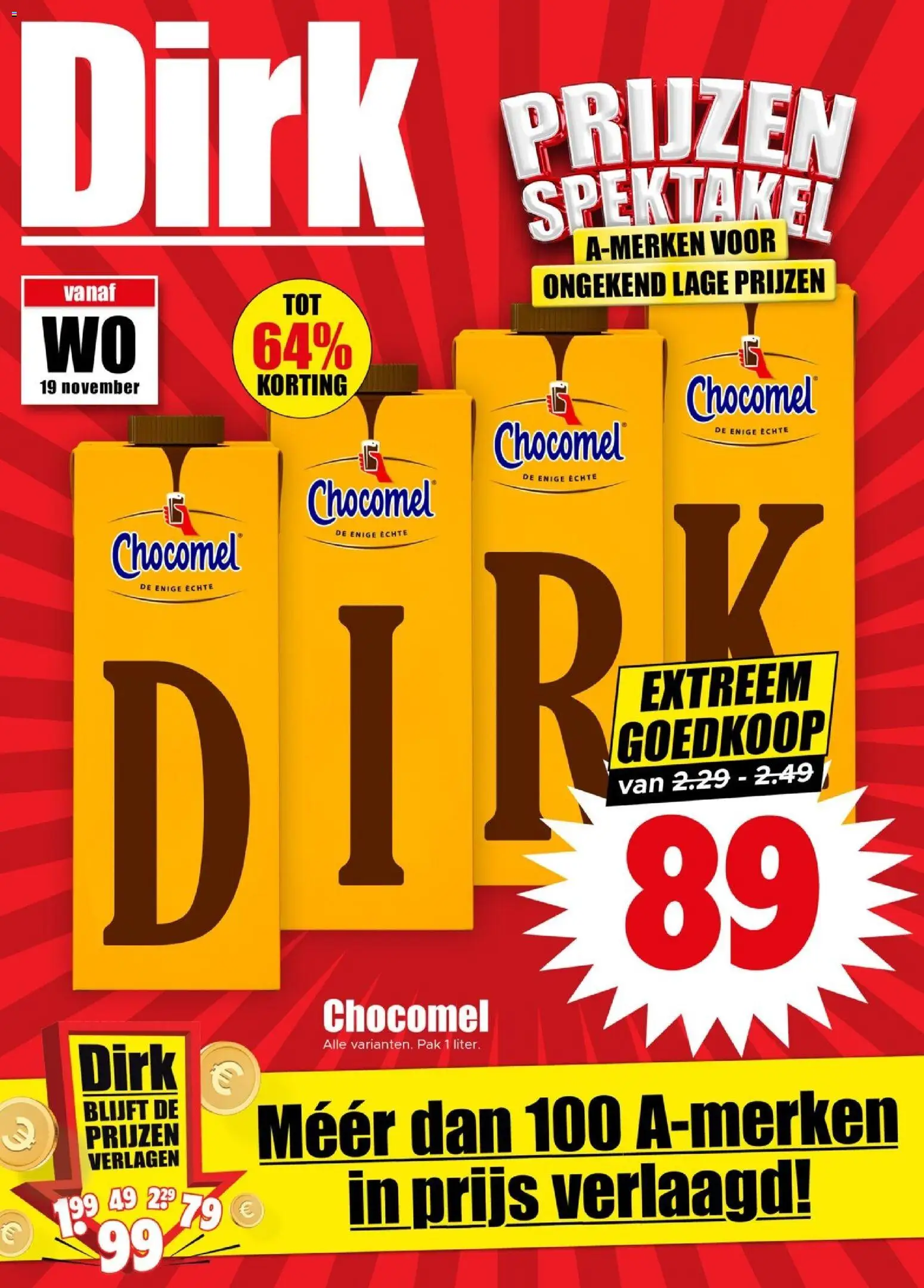 Voorbeeld van Folder week 47 van winkel Dirk geldig vanaf 19-11-2025