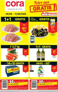 Prévisualisation de Folder de la semaine 32 du magasin Cora formulaire valide 05/08/2025
