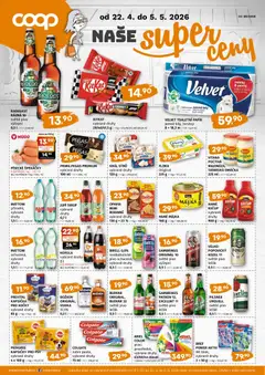 Náhled nabídky: Trefa Trefa leták - COOP naše super ceny platný od 22.04.2026